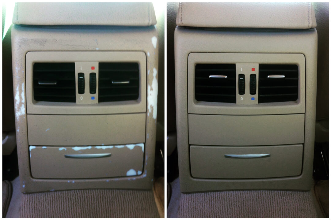 Automotive center console repair