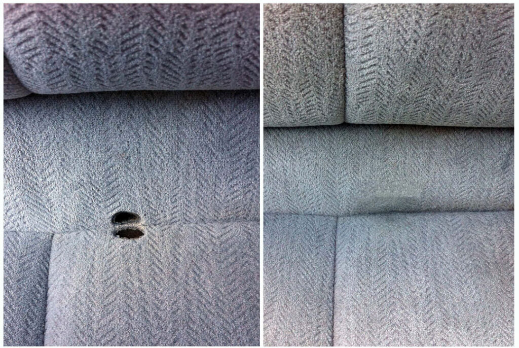 Automotive smoke burn repair