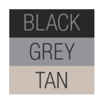 Innerlast Feature - Colors : Black, Grey and Tan