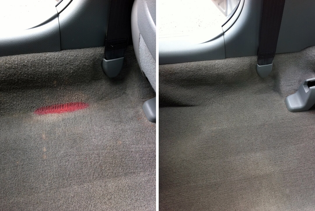 Interior service carpet repair before and after sample 3