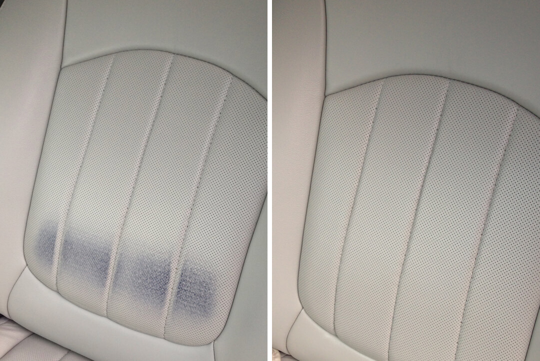 Interior service seat repair before and after sample 2