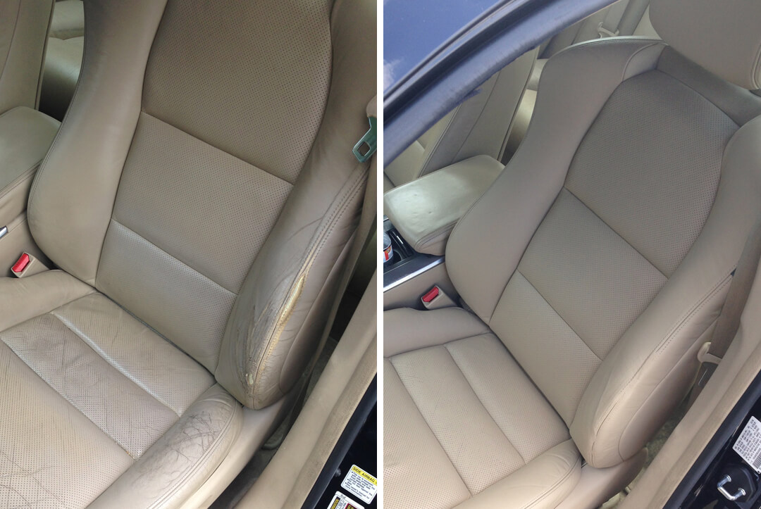Interior service seat repair before and after sample 7