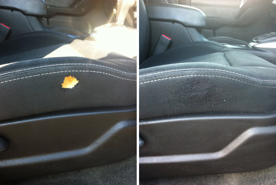 Interior service seat repair before and after sample 12